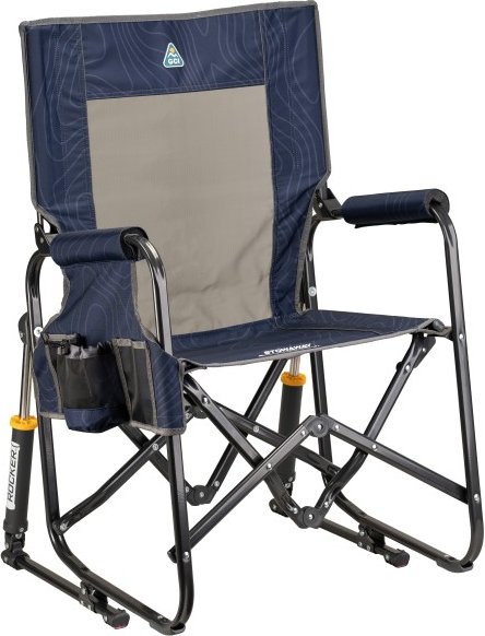 GCI - Stowaway Rocker - Campingstuhl Gr 61,5 x 61,5 x 98 cm grau