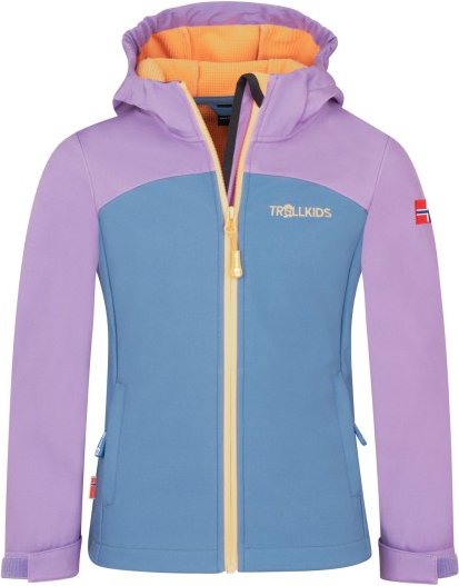 Trollkids - Girl's Kristiansand Jacket XT - Softshelljacke Gr 152 blau/lila