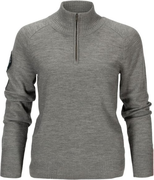 Amundsen Sports - Women's Peak Half Zip - Merinopullover Gr L grau