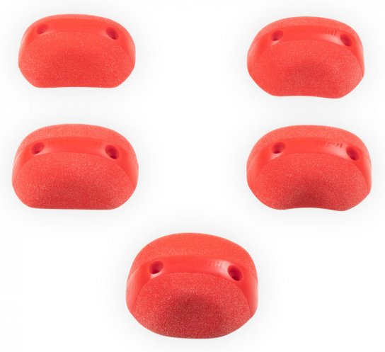 Wataaah - Dojo 5 - Klettergriffe rot/weiß