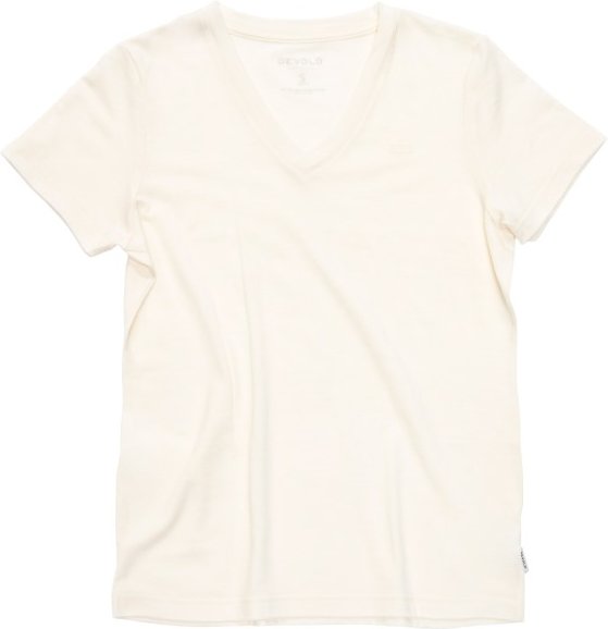 Devold - Women's Premium V-Neck - Merinoshirt Gr S weiß