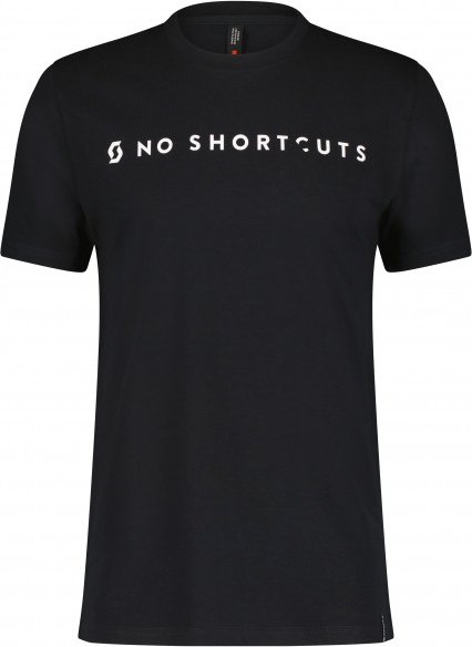Scott - No Shortcuts S/S - T-Shirt Gr M schwarz