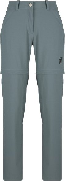 Thumbnail - Mammut - Women's Hiking V Zip Off Pants - Zip-Off-Hose Gr 38 - Long grau