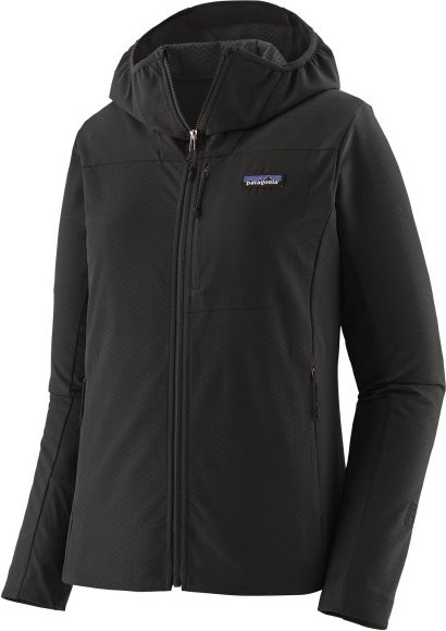 Patagonia - Women's R1 Crossstrata Hoody - Softshelljacke Gr XS schwarz