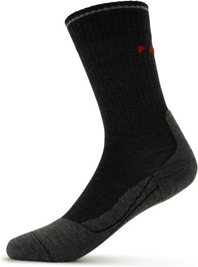 Falke - TK2 Wool Silk - Wandersocken Gr 42-43 schwarz