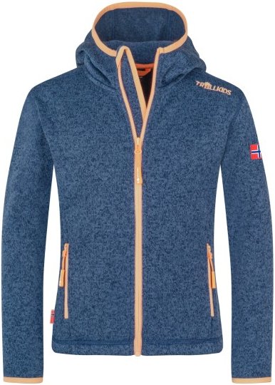 Trollkids - Girl's Jondalen Jacket XT - Fleecejacke Gr 104 blau