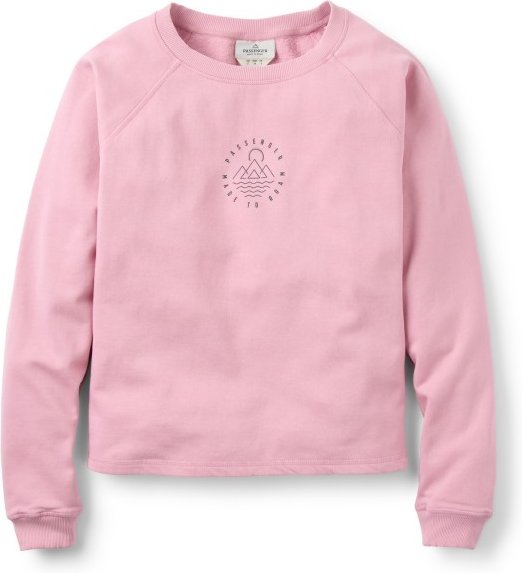 Passenger - Women's Remote Recycled Cotton Sweatshirt - Longsleeve Gr S rosa