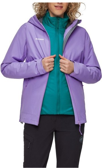 Mammut - Women's Alto Light 3 in 1 Hardshell Hooded Jacket - Doppeljacke Gr XS lila
