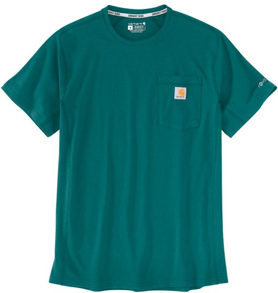 Carhartt - Force Pocket S/S T-Shirt - T-Shirt Gr XL türkis