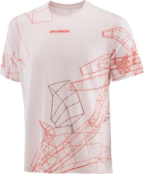 Salomon - S/Lab Speed Tee - Laufshirt Gr M rosa