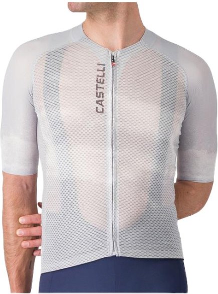 Castelli - Climber's A/C Jersey - Radtrikot Gr XL grau