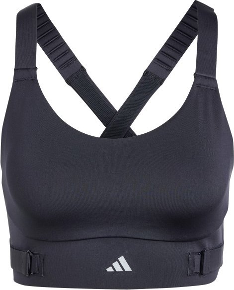 adidas - Women's Fastim L HS Bra - Sport-BH Gr 3XL - Cup: E-G grau/blau