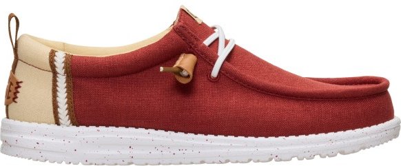 HeyDude - Wally Summer Linen - Sneaker Gr 41 rot