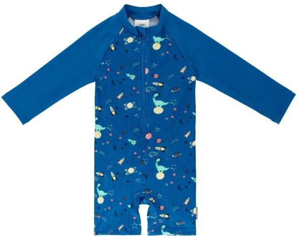 Sterntaler - Kid's Schwimmanzug Weltraum - Lycra Gr 92 blau