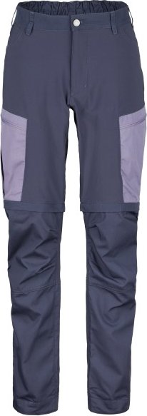 Stoic - Women's FalunSt. Tour Zip-Off Pants Light - Zip-Off-Hose Gr M - Short blau/lila
