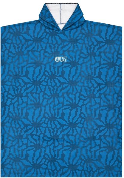 Picture - Tasman Poncho - Surf Poncho Gr One Size blau