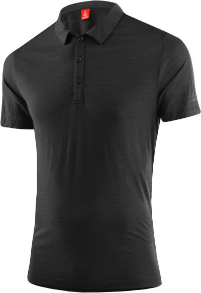 Löffler - Poloshirt Merino-Tencel - Polo-Shirt Gr 54 schwarz