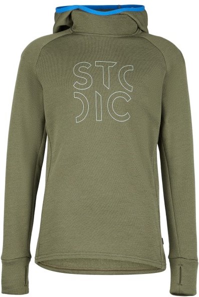 Stoic - Kid's MerinoFleece240 StofersSt. Hoody - Merinohoodie Gr 128 oliv
