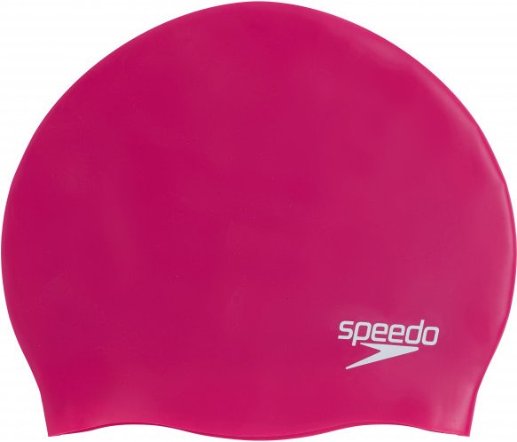Speedo - Plain Moulded Silicone Cap - Badekappe rosa