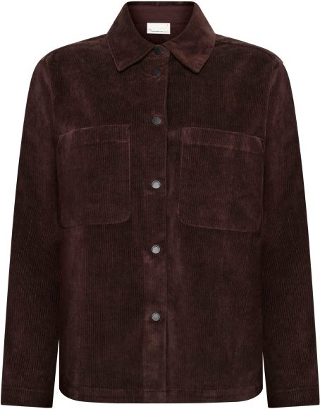 Thumbnail - KnowledgeCotton Apparel - Women's 14 Wales Corduroy - Bluse Gr XL braun