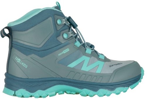 Trollkids - Kid's Sirdal Hiker Mid - Wanderschuhe Gr 28 türkis