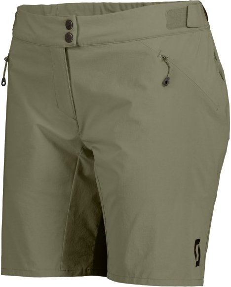Scott - Women's Shorts Endurance Loose Fit with Pad - Radhose Gr XL oliv