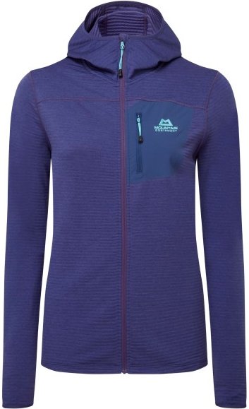 Mountain Equipment - Women's Lumiko Hooded Jacket - Fleecejacke Gr 40 blau