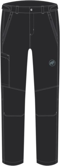 Mammut - Runbold IV Pants - Trekkinghose Gr 52 - Long schwarz