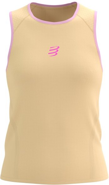 Compressport - Women's Trail Racing Tank - Laufshirt Gr S beige