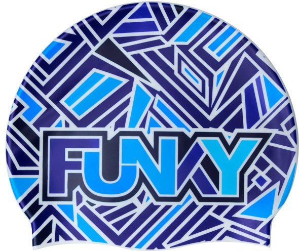 Funky Trunks - Silicone Swimming Cap - Badekappe blau