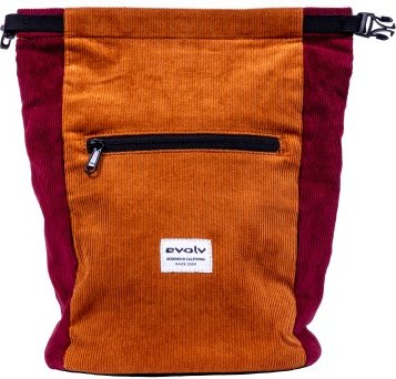 Evolv - Corduroy Chalk Bucket - Chalkbag rot
