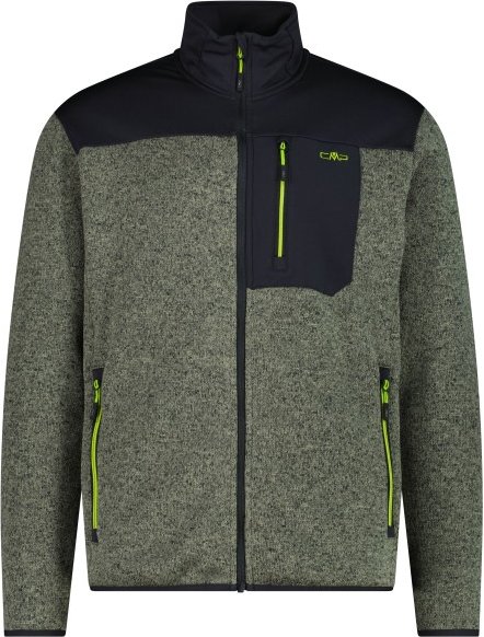 CMP - Jacket with Chest Pocket - Fleecejacke Gr 50 oliv