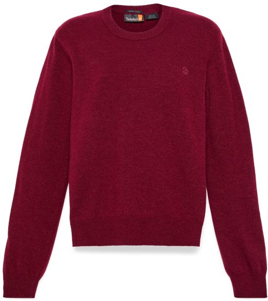 Timberland - Women's Merino Crew Sweater - Merinopullover Gr XXL rot