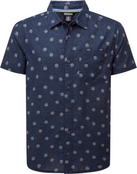 Sherpa - Newar Peacock S/S Shirt - Hemd Gr M blau