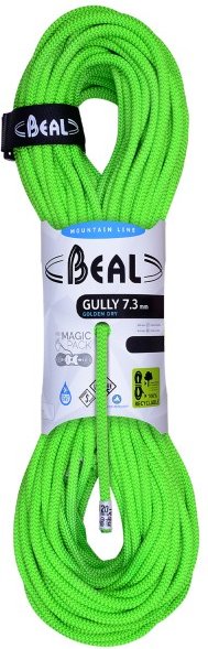 Beal - Gully 7,3 - Halbseil Gr 60 m grün