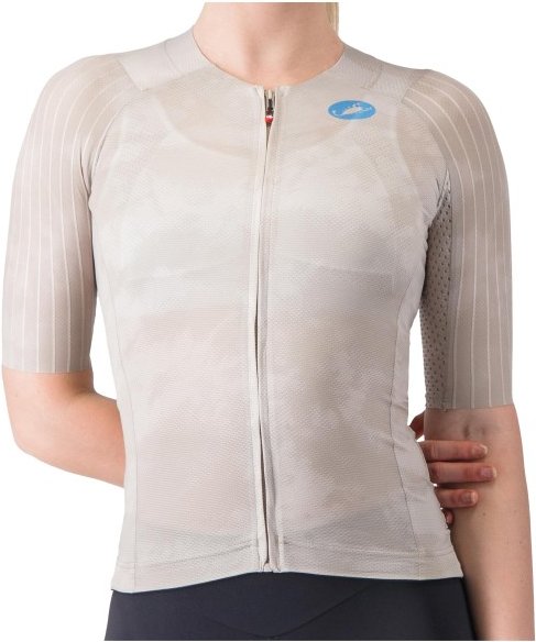 Castelli - Women's Aero Race 8S Jersey - Radtrikot Gr XS grau