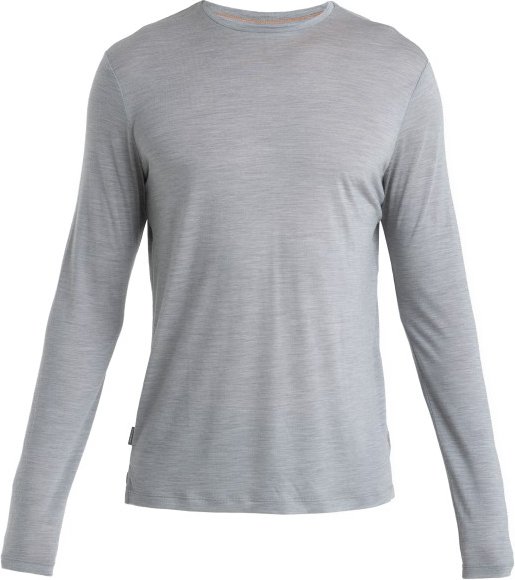 Icebreaker - Merino 125 Cool-Lite Sphere III L/S Tee - Merinoshirt Gr S grau