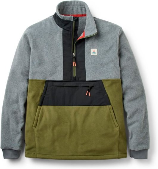 Passenger - Woodland Hoodless 2.0 1/2 Zip Recycl. Polar Fleece - Fleecejacke Gr S grau
