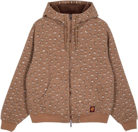 Santa Cruz - Ember Jacket - Zip-Hoodie Gr S braun