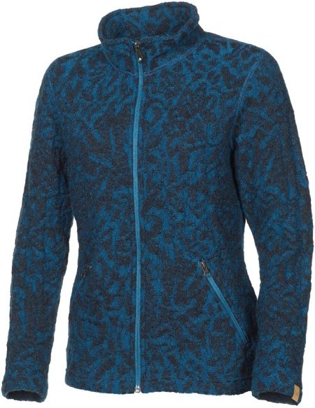Ivanhoe of Sweden - Women's Tuva Jaquard - Wolljacke Gr 38 blau