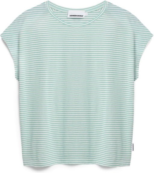 ARMEDANGELS - Women's Slub Jersey Stripe - T-Shirt Gr L grau