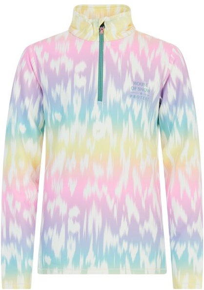 Thumbnail - Protest - Kid's Prtxray 1/4 Zip Active Top - Fleecepullover Gr 128 bunt