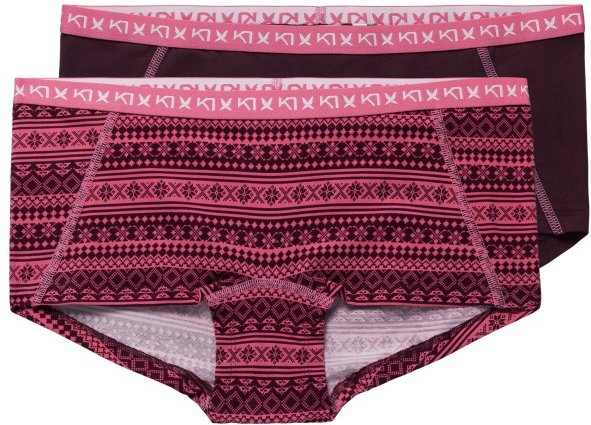 Kari Traa - Women's Tina Hipster 2-Pack - Alltagsunterwäsche Gr L rot