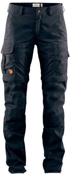 Fjällräven - Women's Karla Pro Zip-Off Trousers - Zip-Off-Hose Gr 44 schwarz/blau