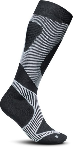 Bauerfeind Sports - Women's Run Performance Compr. Socks - Laufsocken Gr 39-42 - M: 34-40 cm grau