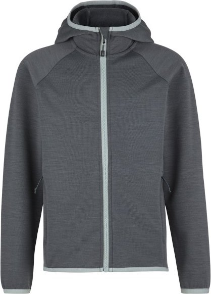 Heber Peak - Kid's MerinoBlend SaplingHe. II Hoody - Zip-Hoodie Gr 152 grau/blau