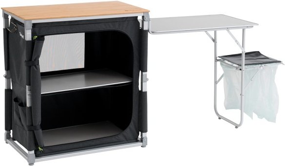 Outwell - Padres Storage Unit with Side Table - Campingschrank Gr 210,5/149,5 x 45/45,5 x 82/70 grau