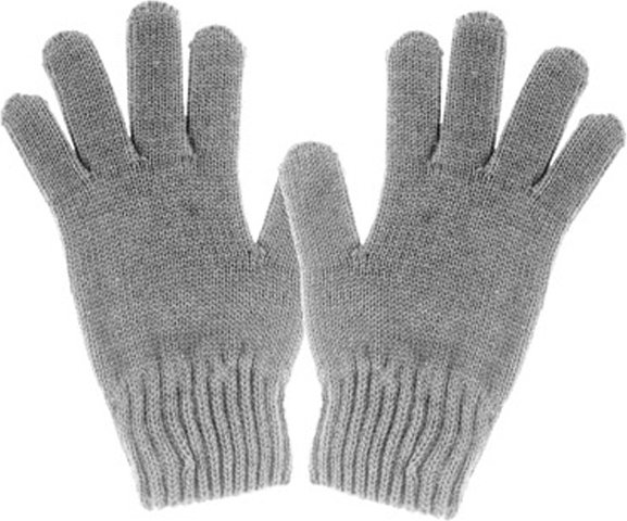 maximo - Kid's Maxi-Fingerhandschuh - Handschuhe Gr 4 grau