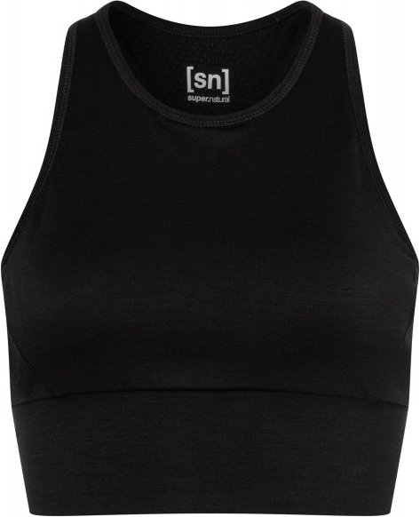 super.natural - Women's Liquid Flow Top - Sport-BH Gr M schwarz