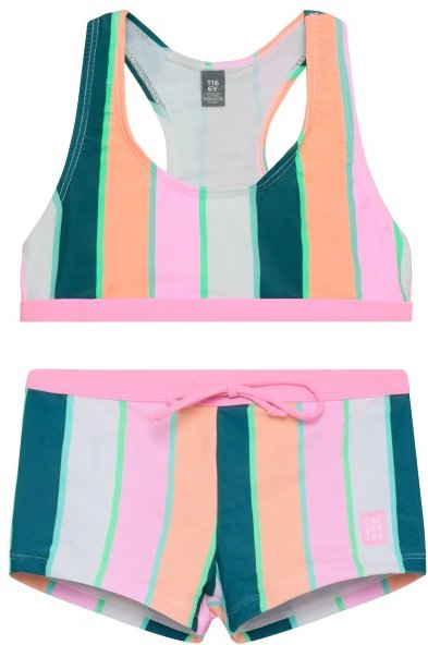 Color Kids - Kid's Bikini AOP - Bikini Gr 140 bunt